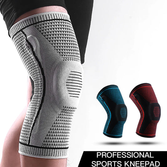 1/2 PC Ginocchiere Cinghia Patella Supporto Medial Menisco Protezione Compressione In Silicone Sport Ginocchiere Basket Corsa Prot