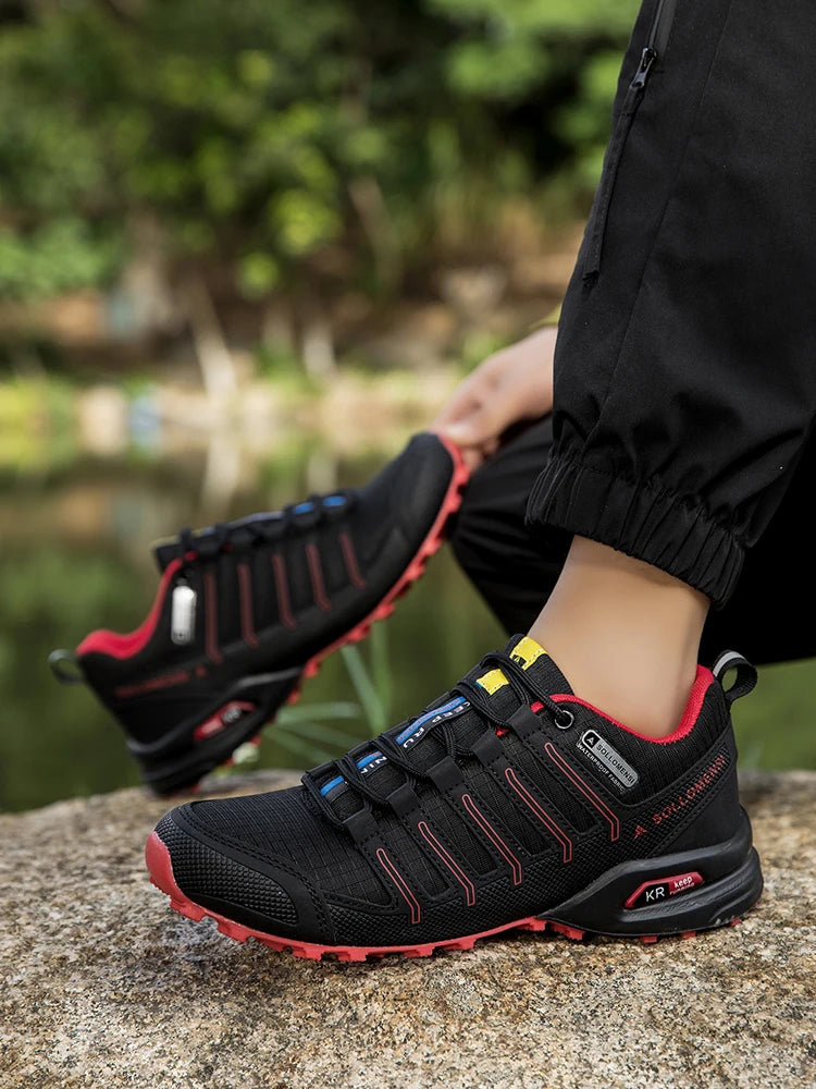 Scarpe Da Trekking Uomo Traspiranti In Rete Antiscivolo Per Terreni Misti All Aperto Resistente All Usura Esterni