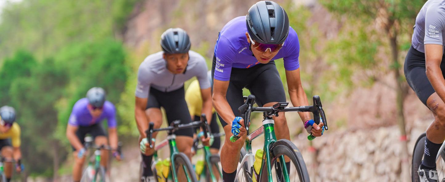 Maglia Ciclismo Uomo Quick Dry Antiscivolo Professionale Traspirante Con Tasche Idratazione