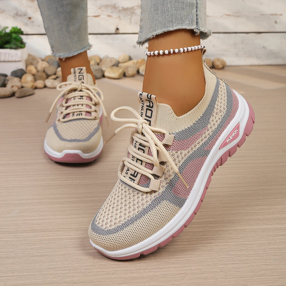 Scarpe Da Donna Estate 2026 Sneaker Casual Nuovo Stile Bicolore Scarpe Da Lavoro Versatili E Alla Moda