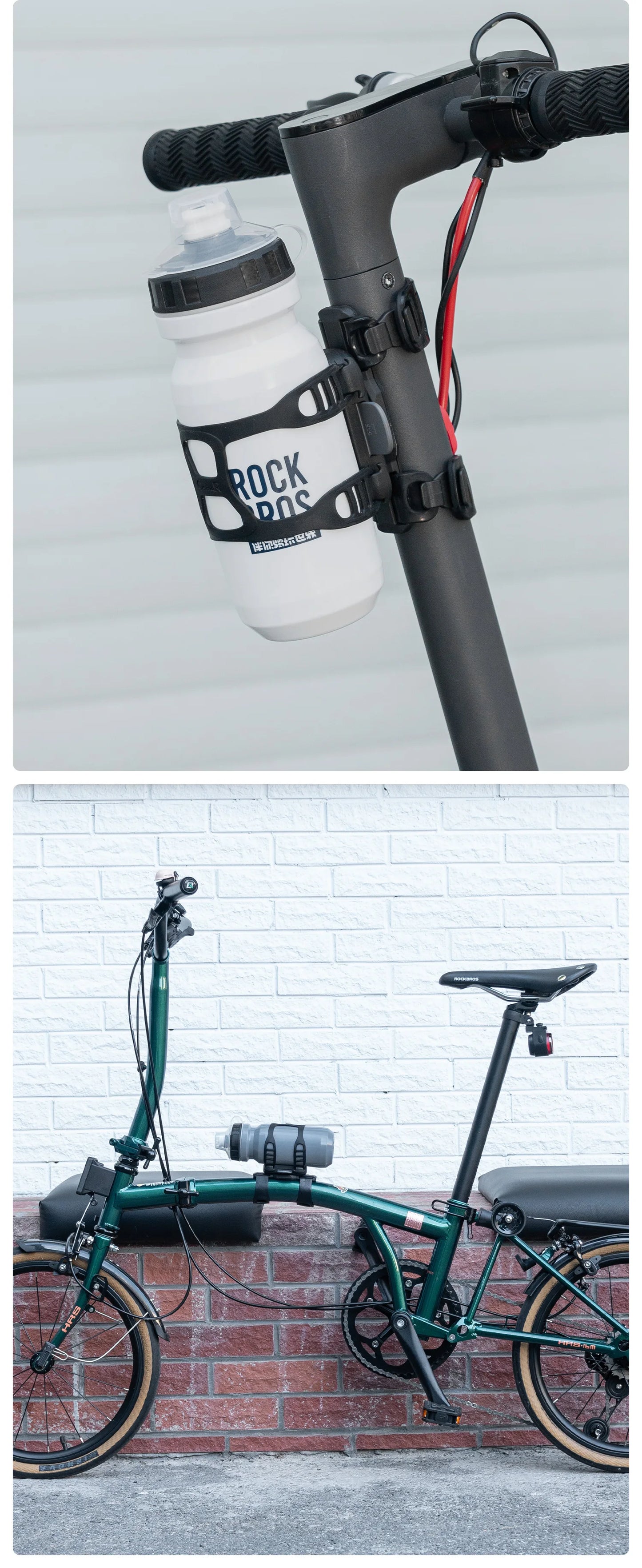 Rockbros Staffa Per Bottiglia D Acqua Magnetico Portatile Per Bici Universale Leggero Con Assorbimento Degli Urti