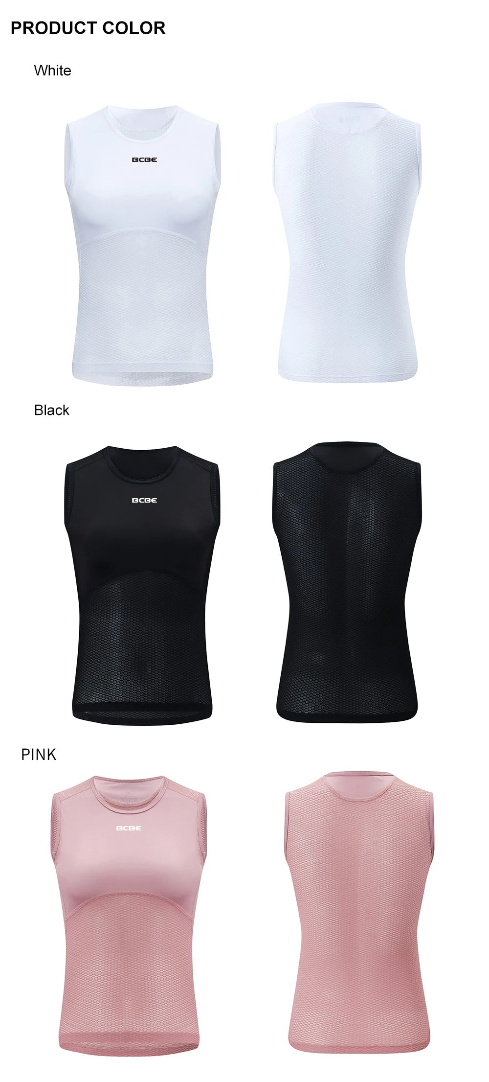 Base Da Ciclismo Da Donna Traspirante Con Asciugatura Rapida In Mesh Alta Qualità BCBE