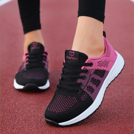 Scarpe sportive da donna Sneakers con plateau alla moda Scarpe basse da donna primavera estate Scarpe da corsa per donna Scarpe casual Mesh Jogging Tennis