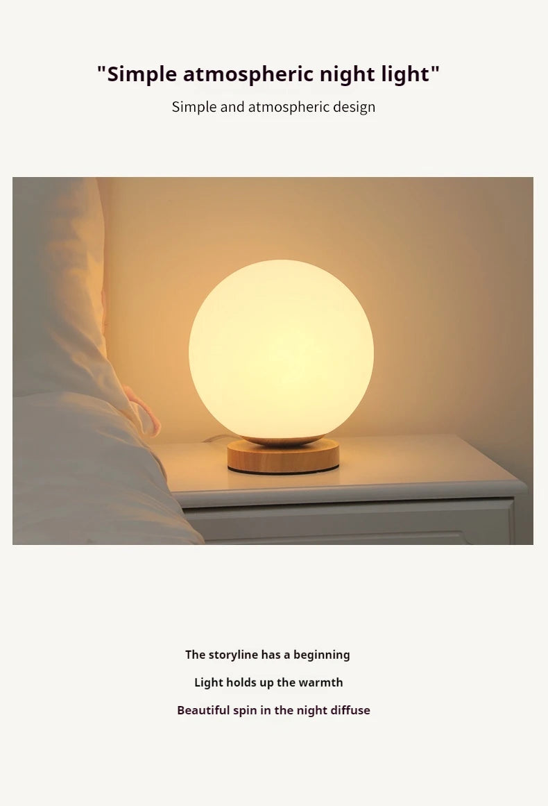Lampada Da Notte LED Che Cambia Colore RGB Ricaricabile USB Per Comodino Tavolo Soggiorno Camera Da Letto Ufficio