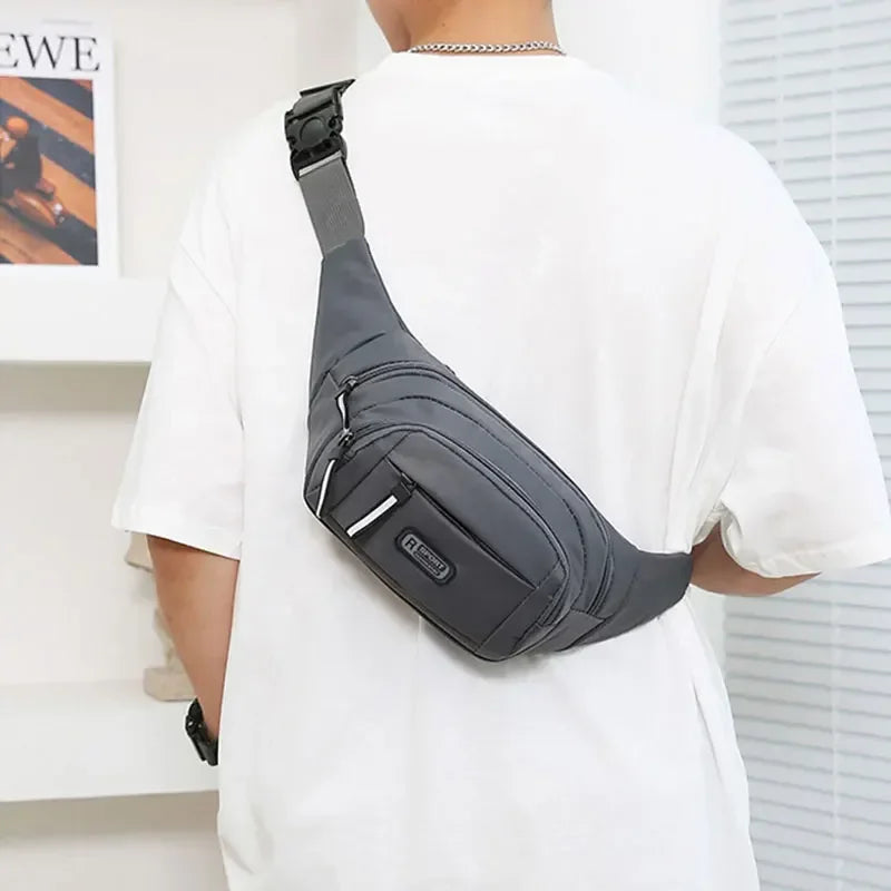 Marsupio Da Uomo In Tela Ultra Sottile Antifurto Per Corsa All Aperto Unisex Sportivo