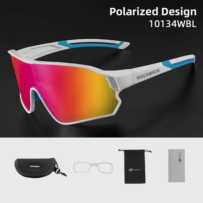 Occhiali Polarizzati Rockbros Da Sole UV400 Sport All Aperto Ciclismo Escursionismo Campeggio Golf