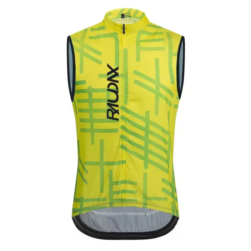 Maglia Da Ciclismo In Rete Nera Senza Maniche Traspirante Antivento Gilet Per Bicicletta