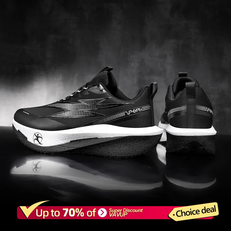 Scarpe Da Corsa Con Piastra In Carbonio Per Maratona Traspiranti Leggere Sneakers Atletiche Uomo Donna
