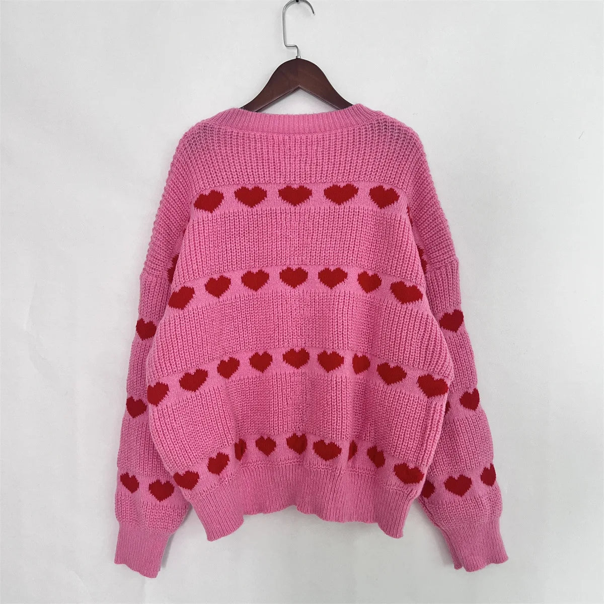 Maglioni Lavorati A Maglia Per Donne In Due Colori Jacquard Collo Rotondo Pullover Trend 2026 Nuovi