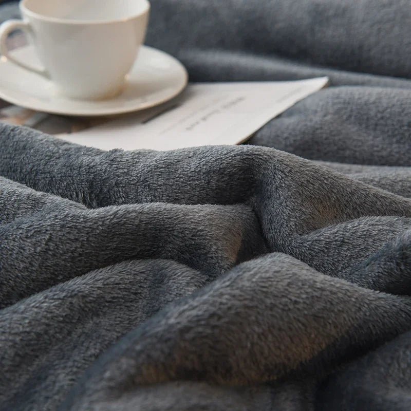 Coperta Riscaldata In Lana Portatile Doppia Faccia Antipilling Queen Letto Invernale Per Campeggio