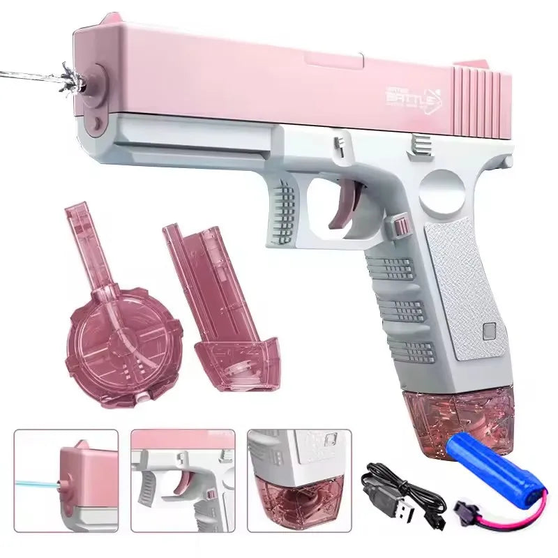 Pistole Ad Acqua Elettriche Per Adulti Potente Spruzzo Automatico Per Spiaggia Estiva Giocattolo Regalo Per Bambini