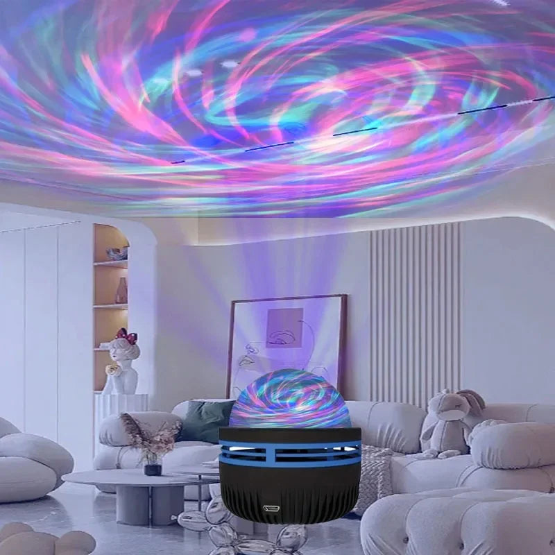 Proiettore LED Cielo Stellato Aurora Galaxy Light USB RGB 7 Modalità Telecomando Per Decorazione Festa Camera Da Letto