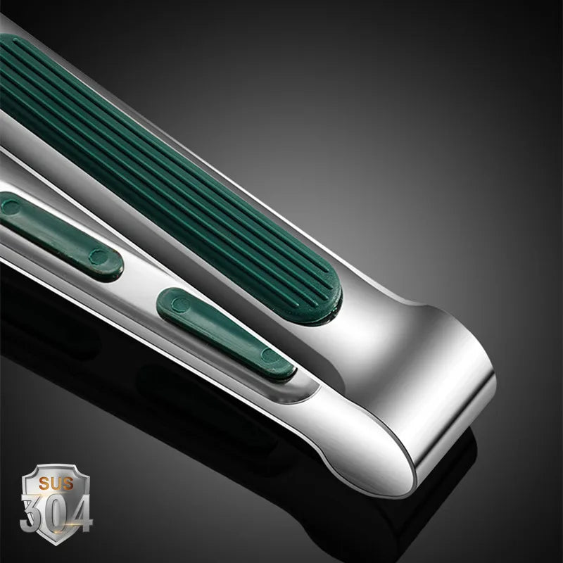 Pinza Per Alimenti In Acciaio Inox 304 Tre Misure Da 7 9 E 12 Pollici Impugnatura Antiscivolo In Silicone Per Barbecue
