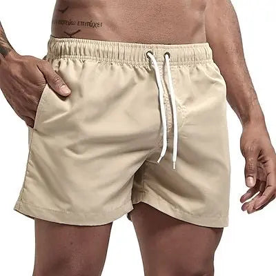 Pantaloncini da Bagno da Uomo da Surf ad Asciugatura Rapida Traspiranti con Coulisse e Tasche per Spiaggia Estiva