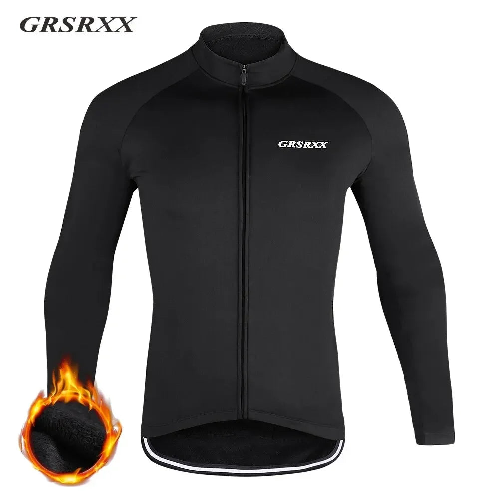 Giacca Ciclismo Invernale Termica Unisex Tasche Riflettente Protezione Dal Vento Traspirante MTB