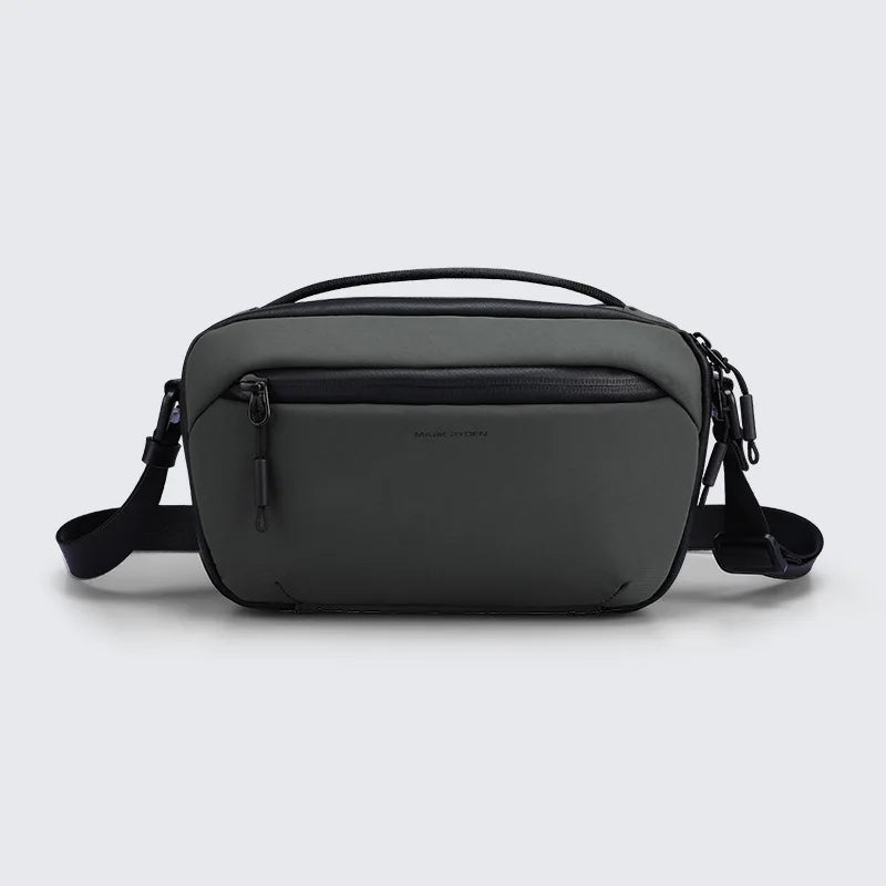 Borsa Da Uomo A Tracolla Mark Ryden MR165 Capacità 2,3 Litri Nero Verde Design Elegante E Pratico