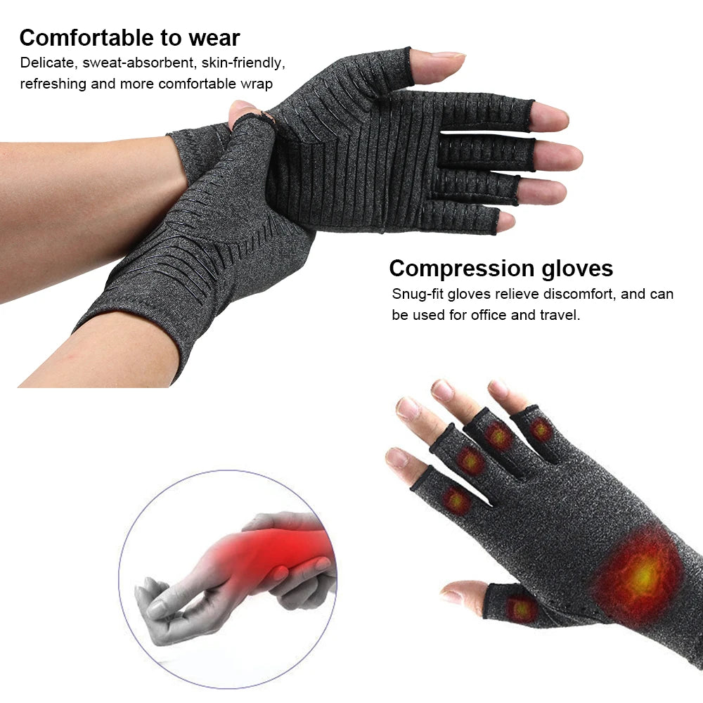Guanti Da Artrite In Rame Per Dolore Alle Mani Osteoartrite Reumatoide Gonfiore E Tunnel Carpale Unisex