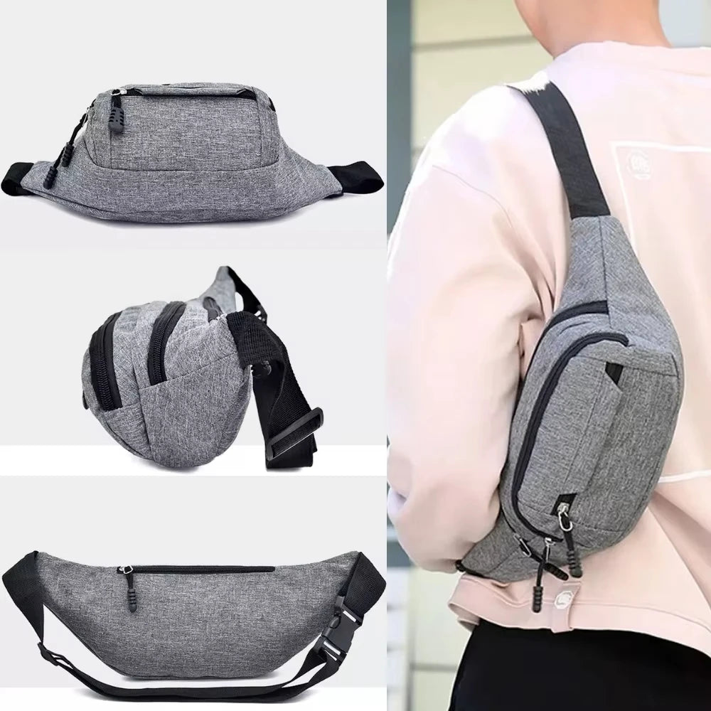 Marsupio Borsa Telefono Con Cintura Regolabile Da Viaggio Portafoglio Con Cerniera Compatto E Sicuro