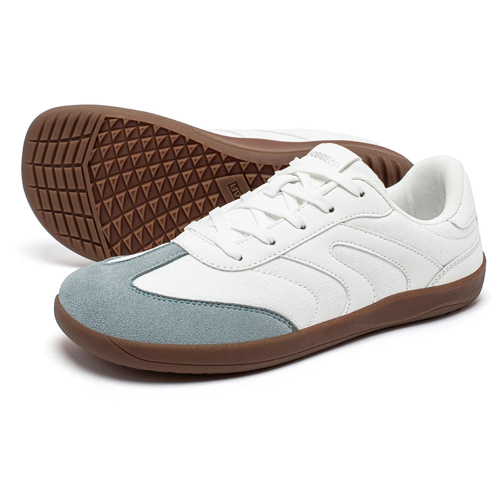 Hobibear Scarpe Da Ginnastica A Punta Larga Barefoot Unisex Zero Drop Minimalista Da Passeggio Con Lacci Antiscivolo