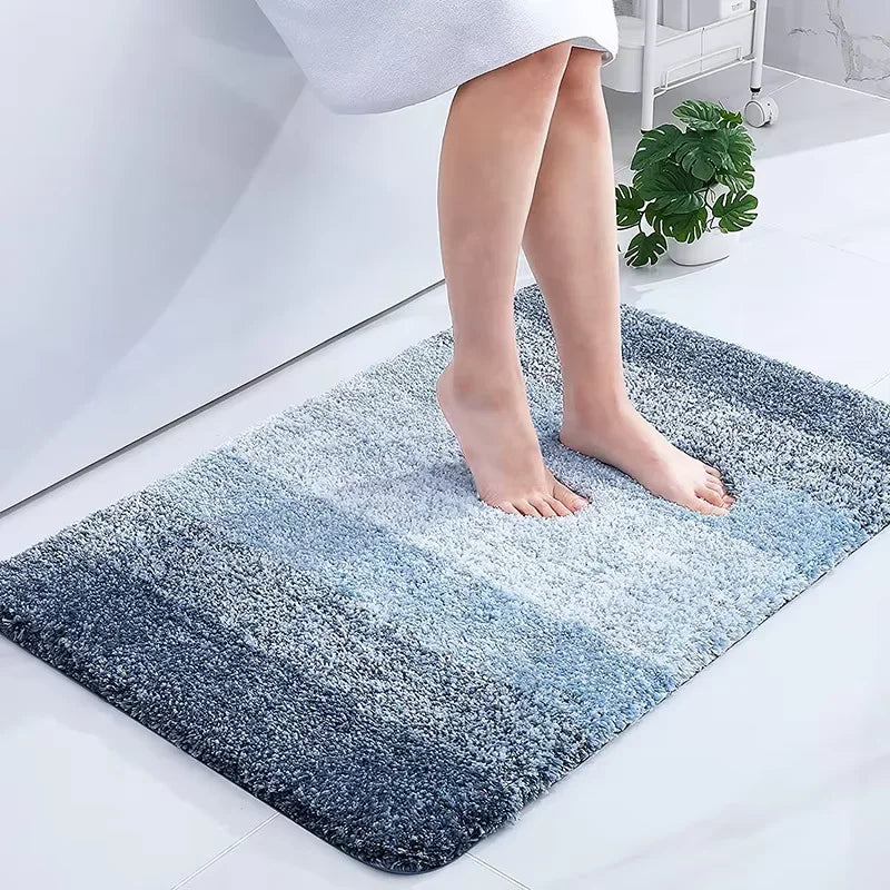 VIKAMA Tappeto Imitazione Cashmere Antiscivolo Per Bagno Ingresso Esterno Soggiorno Camera Da Letto Morbido Decor