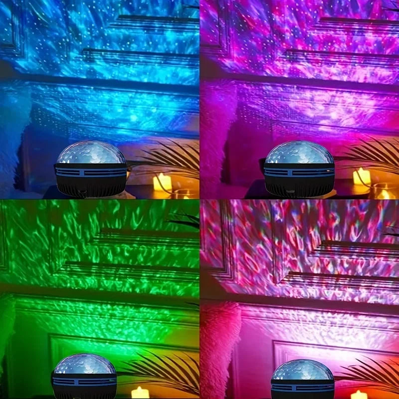 Proiettore LED Cielo Stellato Aurora Galaxy Light USB RGB 7 Modalità Telecomando Per Decorazione Festa Camera Da Letto