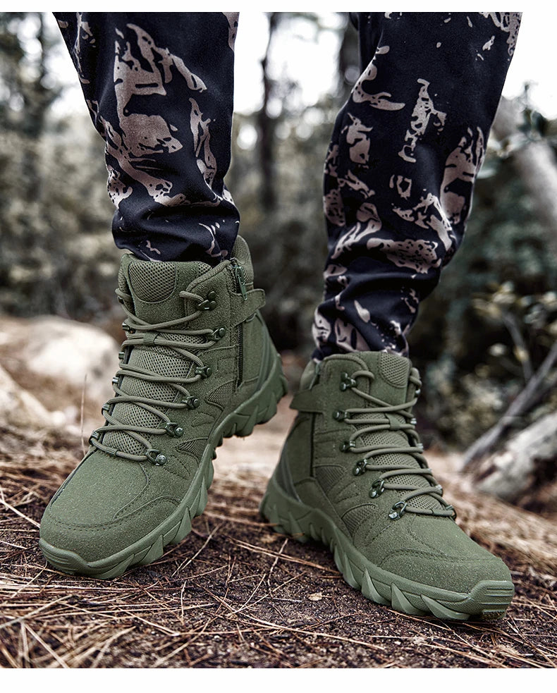 Stivali Da Allenamento Da Combattimento Uomo Scarpe Da Trekking Per Pesca E Caccia Sneakers Da Uomo