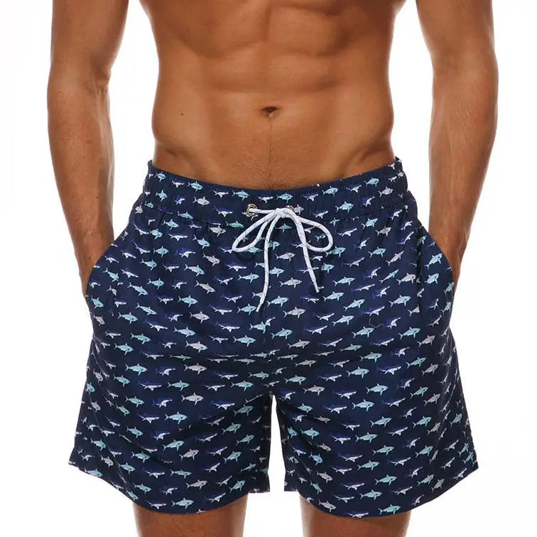 Datifer 2026 Pantaloncini Da Uomo Estivi Con Stampa Surf In Poliestere Quick Dry Fodera In Rete Traspirante