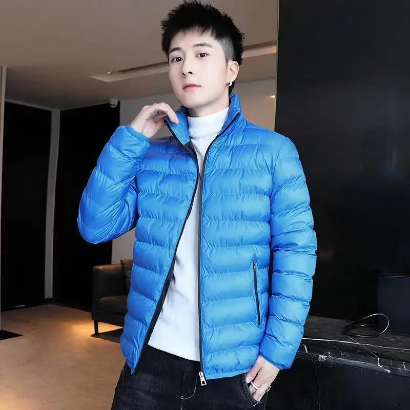 Giacca Invernale Con Zip Unisex 2025 Abbigliamento Casual Cotone Sottile Da Uomo E Donna