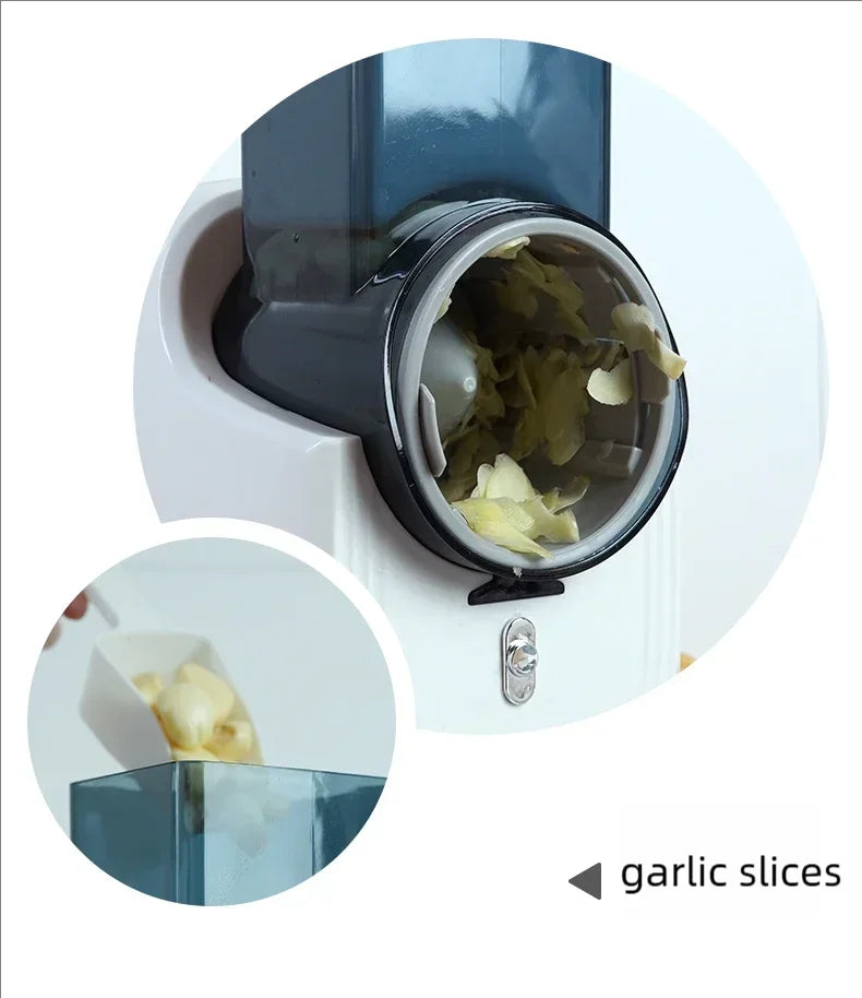 Affettatrice Di Verdure Multifunzione Per Cucina Domestica Elettrica Con Trituratore Automatico
