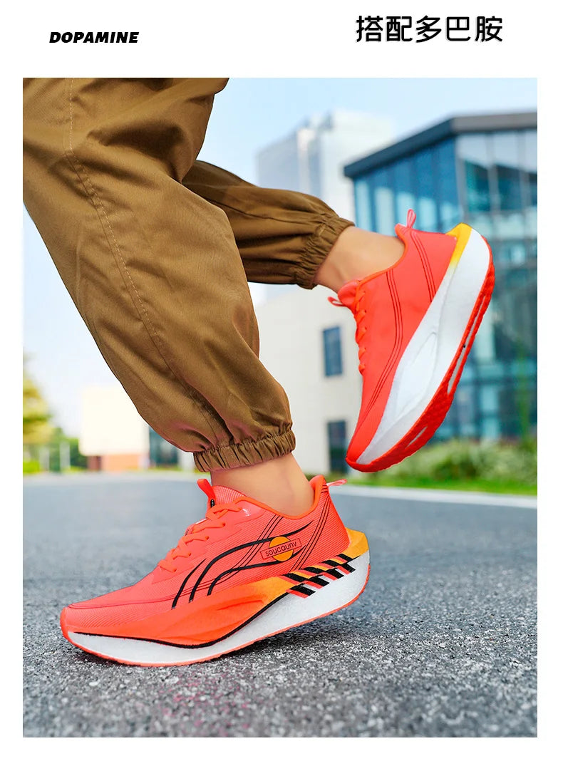 Scarpe Da Corsa Carbon Board Marathon Uomo Donna Traspiranti Leggere Antiscivolo Scarpe Da Ginnastica Atletiche