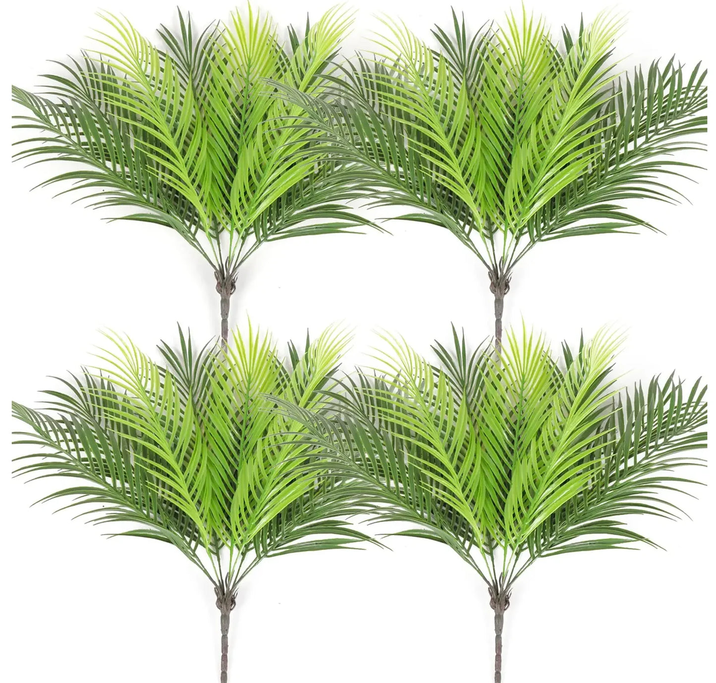 Palma Artificiale Tropicale Con Rami Di Foglie In Plastica Verde Per Decorazione Giardino Esterno Misure 50 90 120 Cm