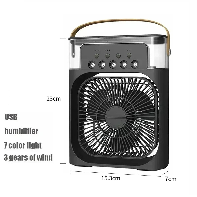 Ventilatore 3 In 1 Condizionatore D Aria Portatile Domestico Umidificatore LED Luce Notturna Per Ufficio Casa