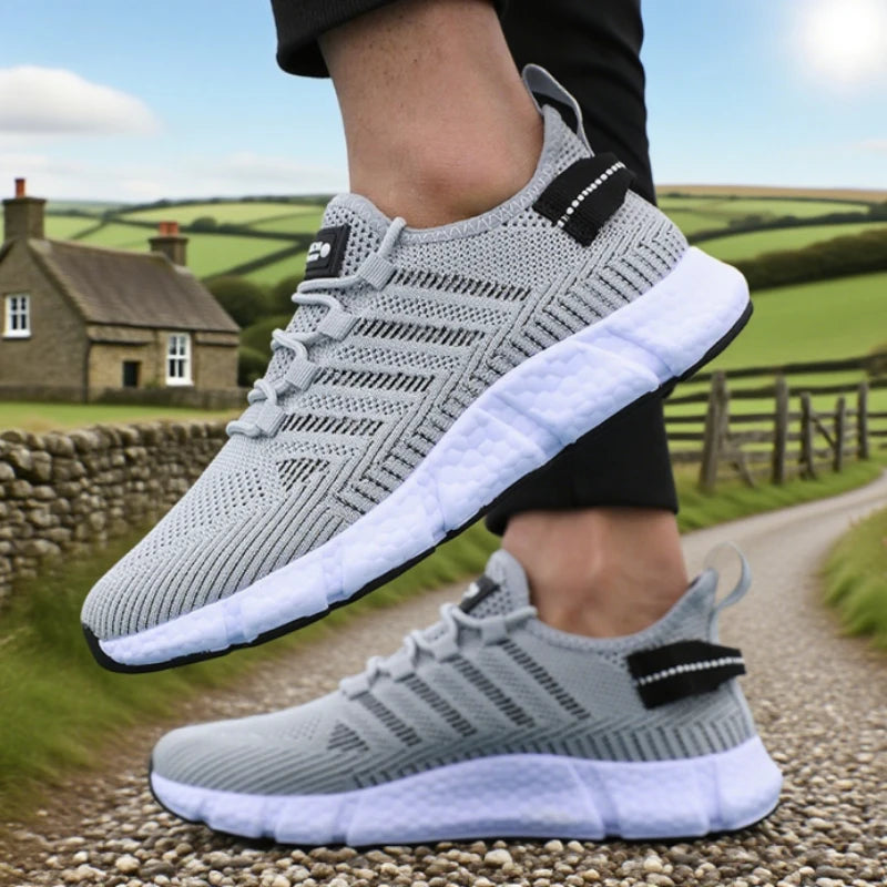 Scarpe Da Uomo In Rete Design Unico E Innovativo Sneakers Leggere Comode Per Esterni Jogging Da Tennis