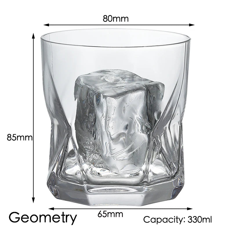 Bicchieri Da Whisky Ecologici E Durevoli Cocktailgeek Forma Rotonda In Vetro Trasparente Per Appassionati Di Whisky