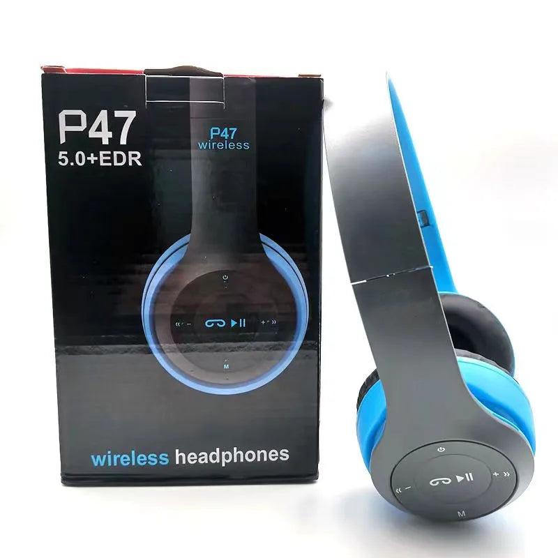 Auricolare Bluetooth P47 5.0 Pieghevole Senza Fili Per Giochi Wireless Compatibile Con iPhone Xiaomi Android