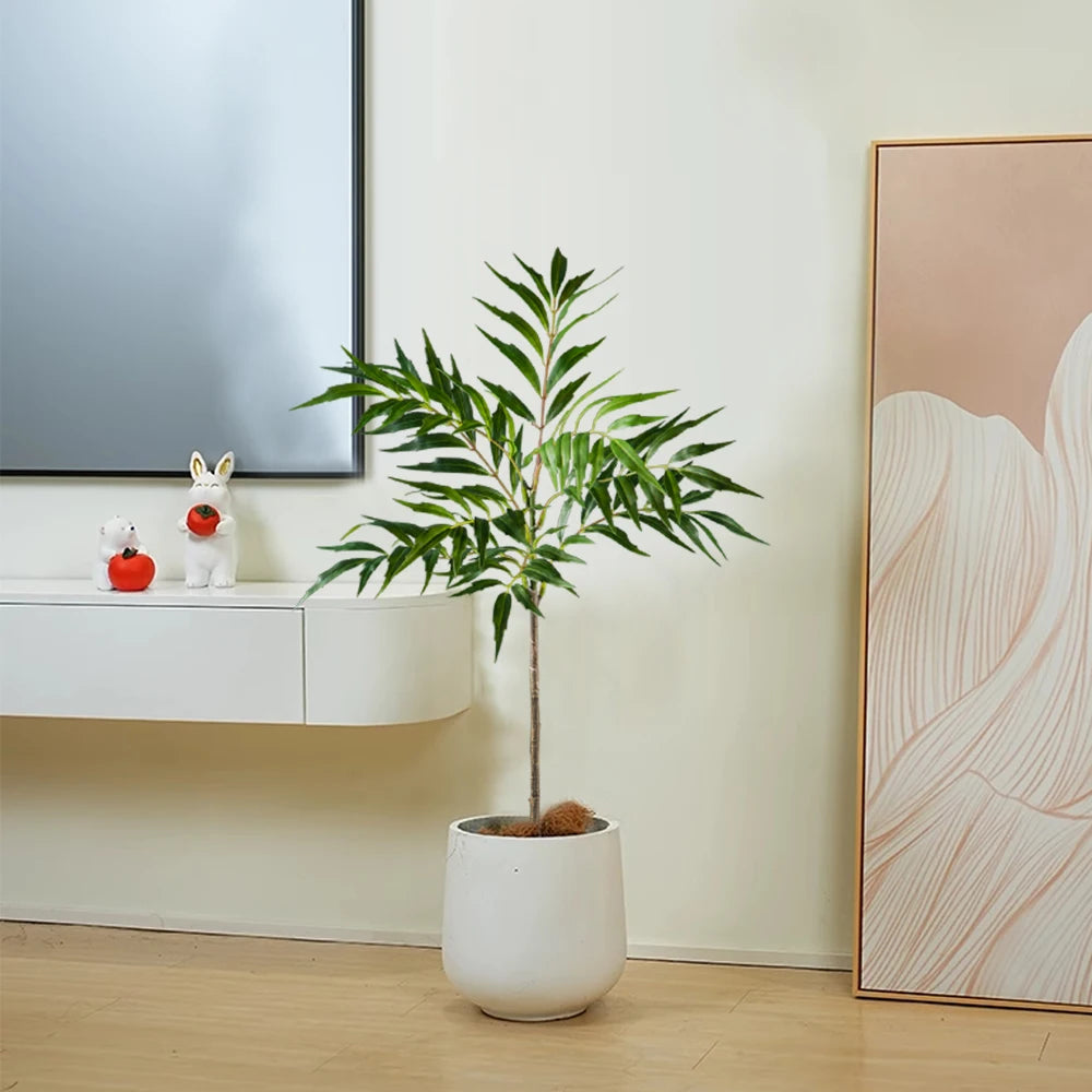 Albero Artificiale Palma Real Touch Grande Regolabile 140 Cm Per Casa Ufficio Decorazione Tropicale Elegante