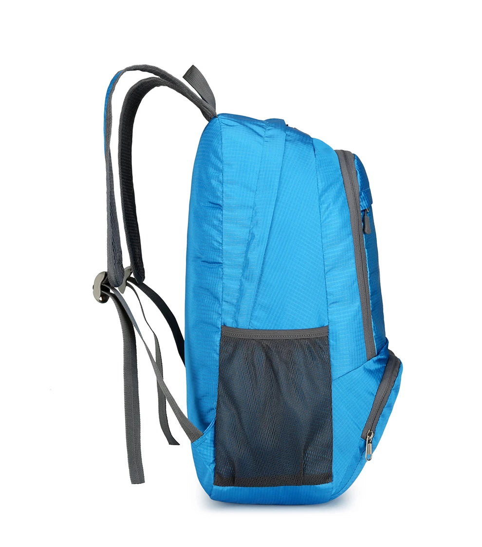 Zaino Pieghevole Da 23 Litri Ultraleggero Esterno Zaino Da Trekking Daypack Capienza Elevata Tessuto Idrorepellente