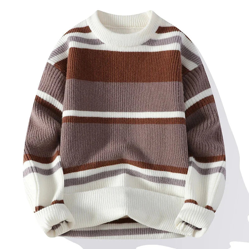 Maglione Uomo Casual Aboorun In Cotone Elasticizzato Spandex Confortevole Morbido