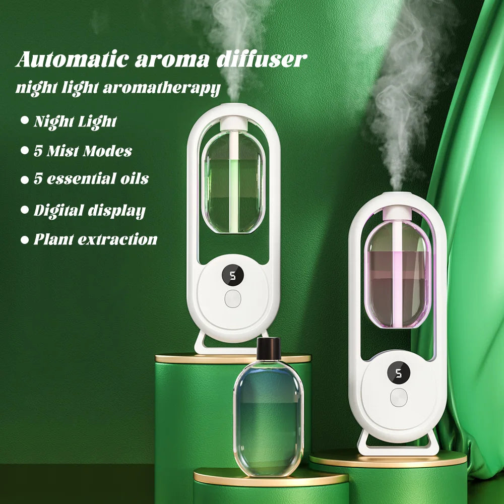 Diffusore Di Aromi Portatile Ricaricabile Per Aromaterapia Deodorante Ambienti Temporizzato In 5 Modalità