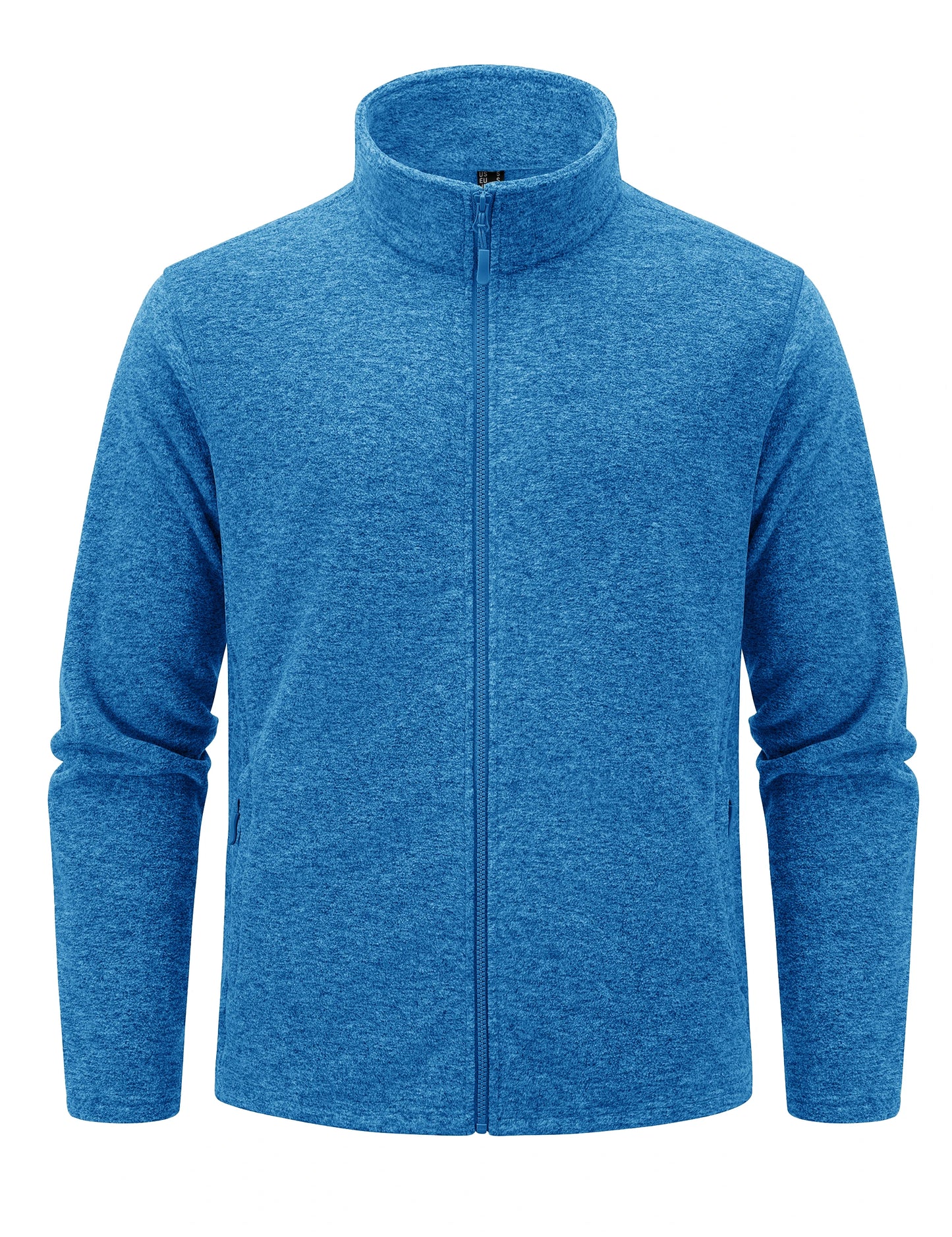Giacche In Pile Leggere Uomo Con Colletto Alla Coreana Zip Intera Primaverile Sportiva Con Tasche Capispalla