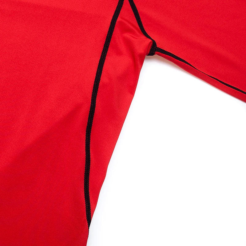 T-shirt da corsa a compressione da uomo Fitness Tight Manica lunga Camicie sportive Allenamento da jogging Top Palestra Abbigliamento sportivo Dry Fit Rashgard