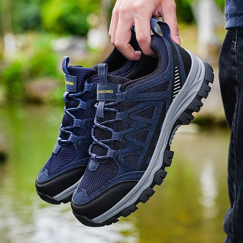 Scarpe Da Trekking Grandi Da Uomo Per Lavoro All Aperto Comode E Resistenti All Usura Sneakers Casual Traspiranti