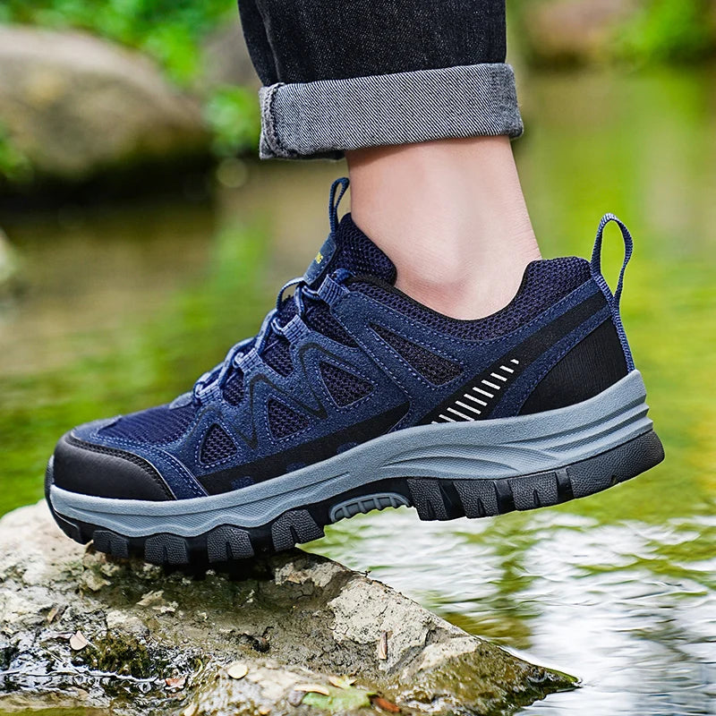 Scarpe Da Trekking Grandi Da Uomo Per Lavoro All Aperto Comode E Resistenti All Usura Sneakers Casual Traspiranti
