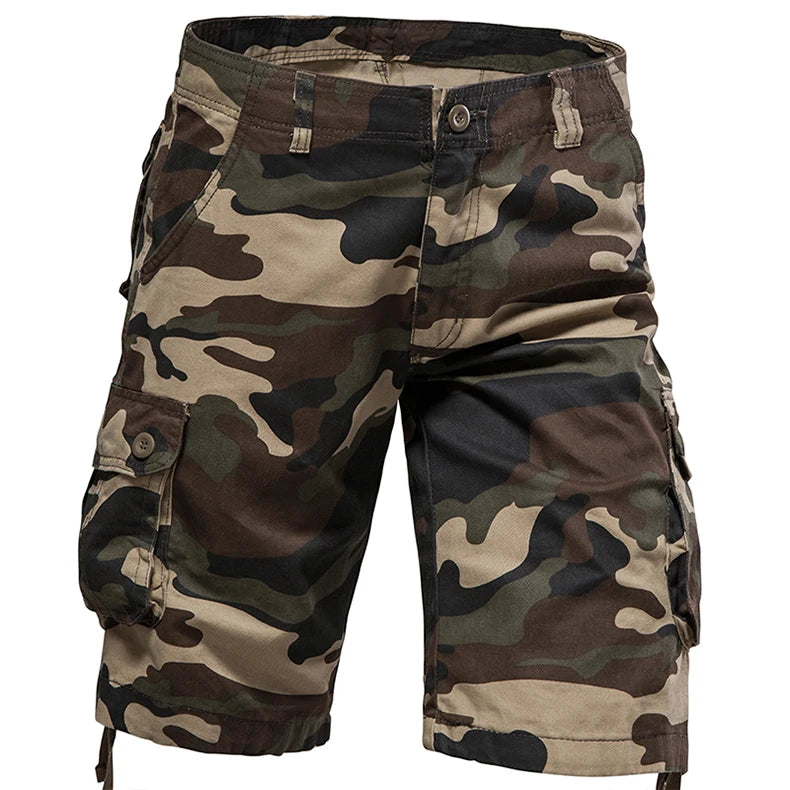 Pantaloncini Mimetici Da Uomo Traspiranti In Cotone Con Tasche Laterali Per Sport All Aperto Pantaloni Corti Estivi
