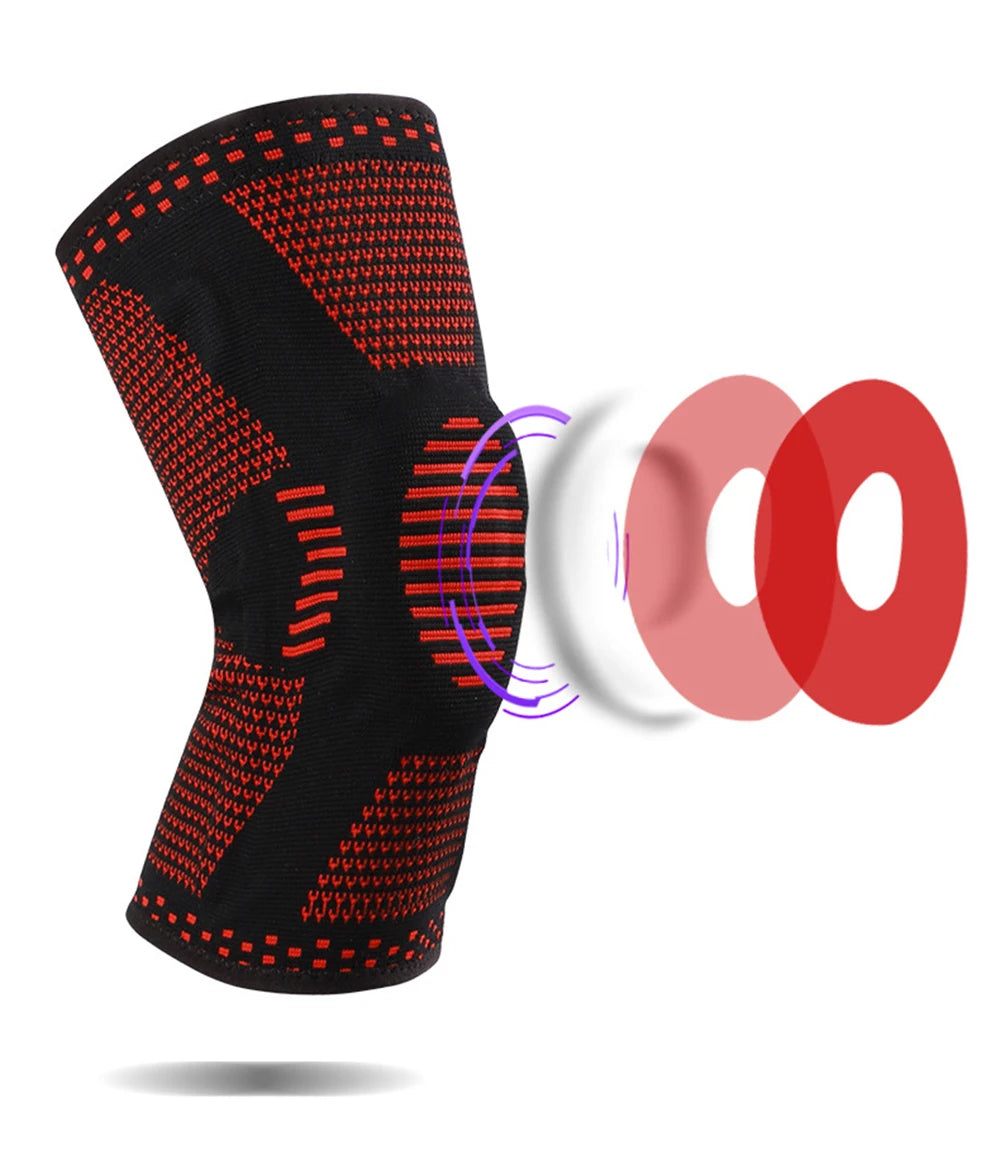Ginocchiera Protezione Rotula In Silicone Per Atleti Sportivi Compressione Supporto Per Basket