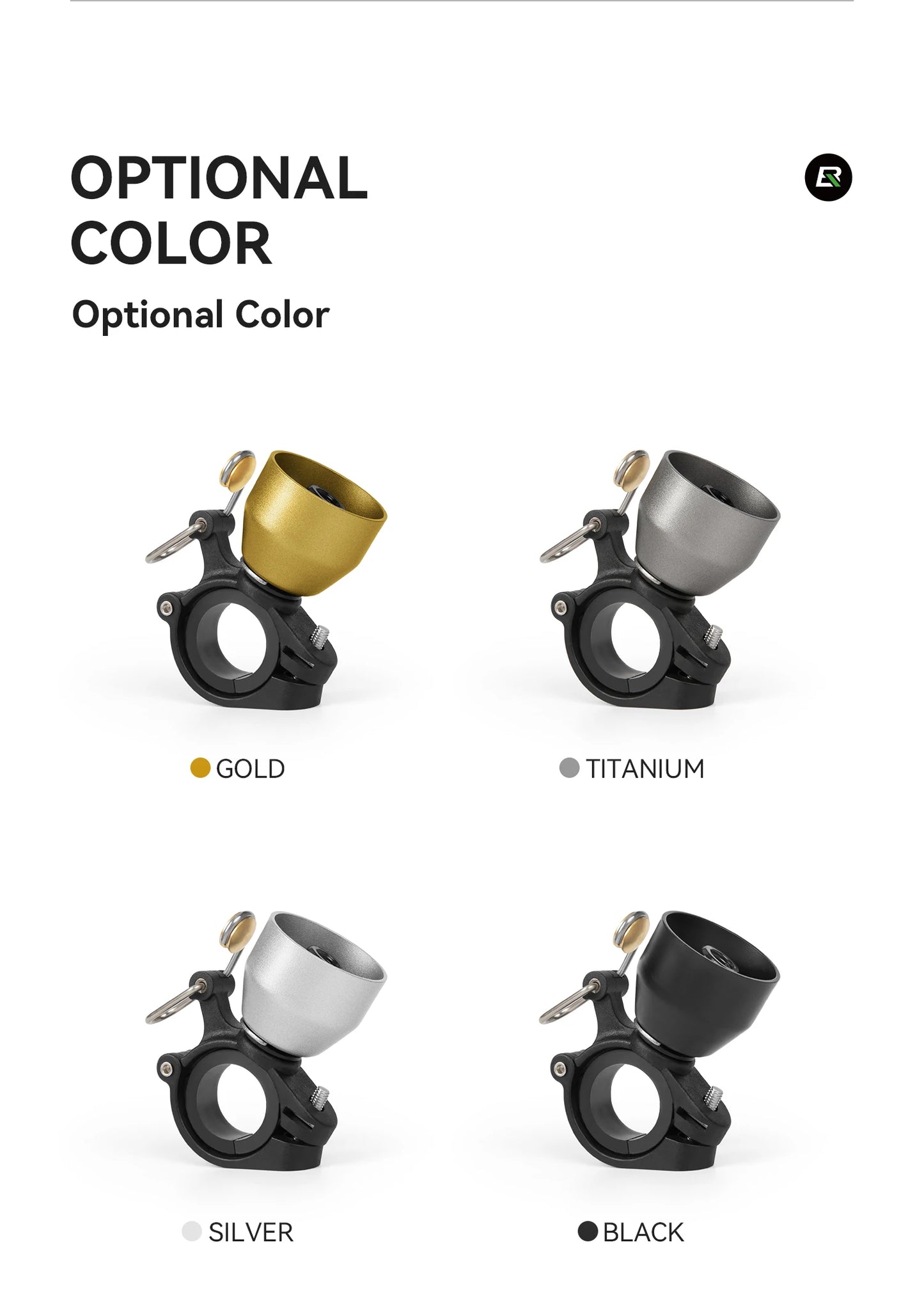RockBros Campanello Per Bicicletta Compatto In Rame Impermeabile Avvertimento Sonoro Mini Campanello Per Clacson