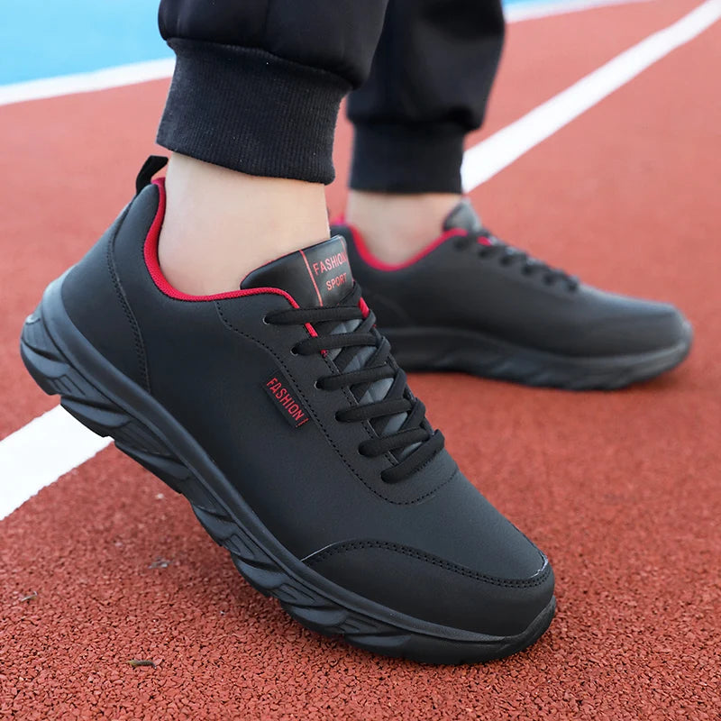 Scarpe Da Uomo In Pelle Traspiranti Da Corsa Scarpe Casual Vulcanizzate Sneakers Per Tempo Libero