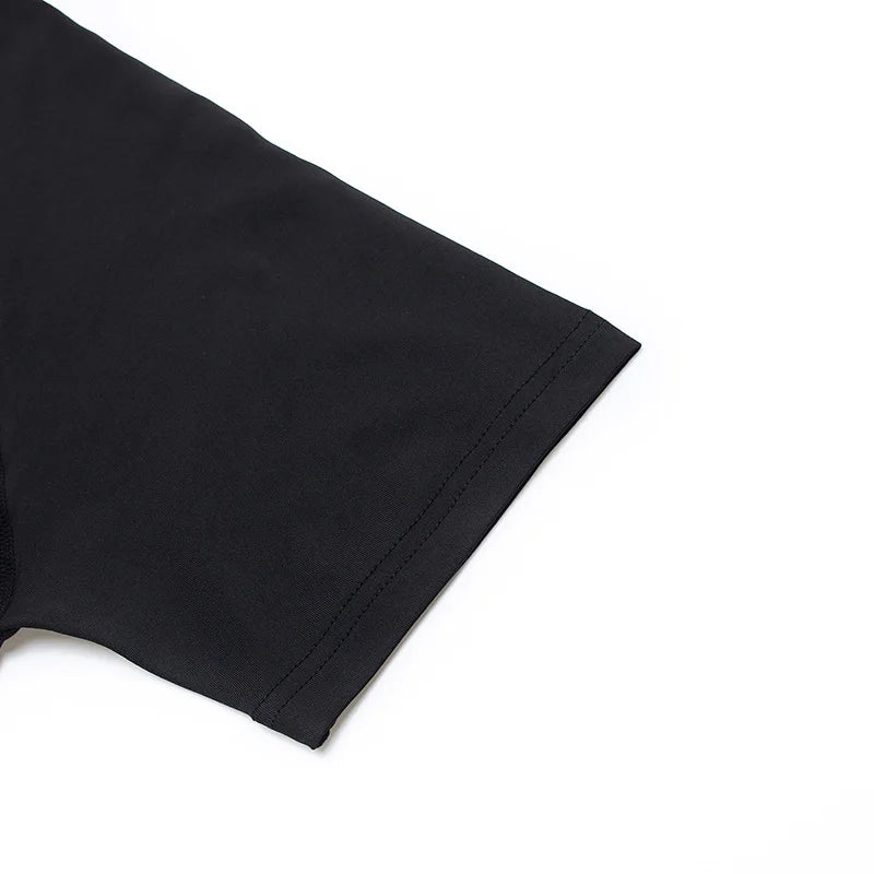Maglietta Uomo Compressionata Da Corsa A Maniche Corte Per Allenamento Fitness E Jogging Rashguard Ad Asciugatura Rapida