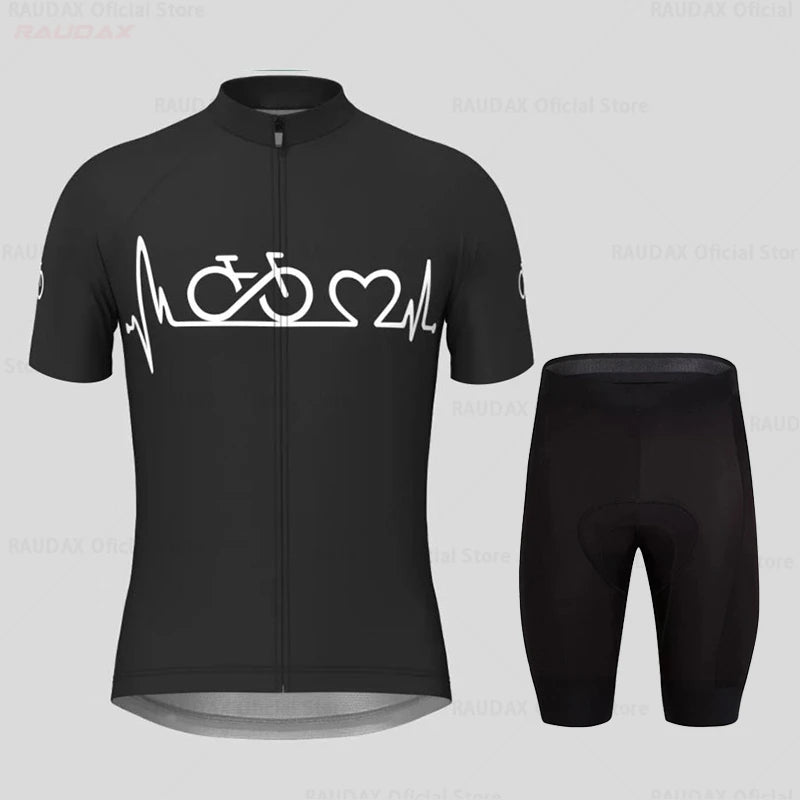 Abbigliamento Da Ciclismo Estivo Per Uomo Kit MTB Maglia Da Ciclismo A Maniche Corte Traspirante Per Bici Da Strada