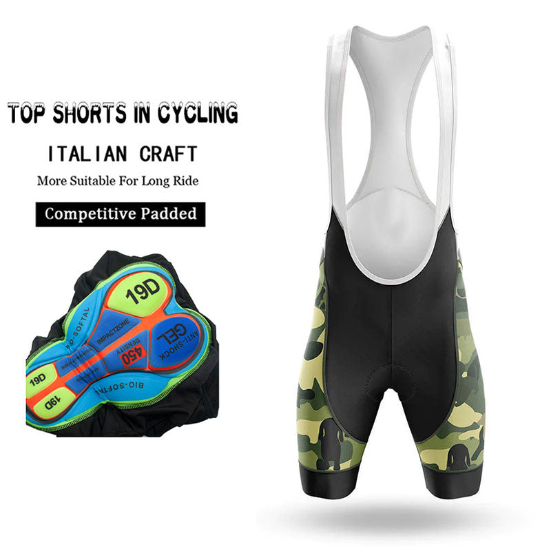 Pantaloncini con Bretelle da Ciclismo Estivi da Uomo Traspiranti con Gel Pad 19D per Mountain Bike